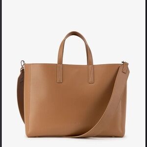 Calpak Haven Laptop Tote Bag in Toffee